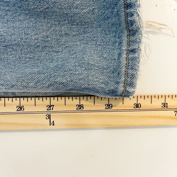 Abercrombie & Fitch Curve Love The 90's Straight Ultra High Rise Jeans Size 8/29 - Picture 6 of 6
